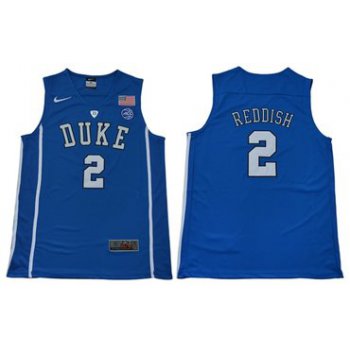 Blue Devils #2 Cameron Reddish Blue Basketball Elite Stitched College Jersey