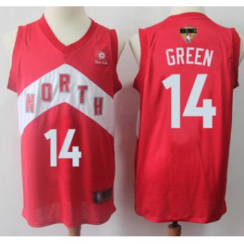 Raptors #14 Danny Green Red 2019 Finals Bound Basketball Swingman Earned Edition Jersey