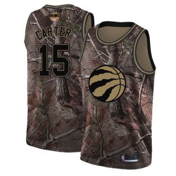 Raptors #15 Vince Carter Camo 2019 Finals Bound Basketball Swingman Realtree Collection Jersey