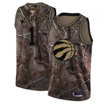 Raptors #1 Tracy Mcgrady Camo 2019 Finals Bound Basketball Swingman Realtree Collection Jersey