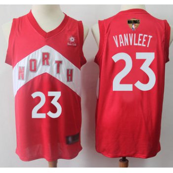 Raptors #23 Fred VanVleet Red 2019 Finals Bound Basketball Swingman Earned Edition Jersey