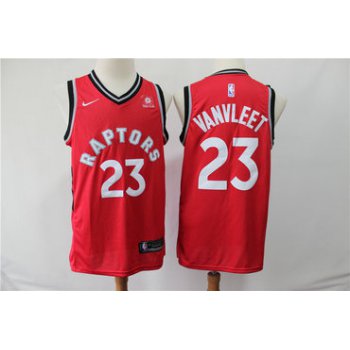 Raptors 23 Fred Vanvleet Red Nike Swingman Jersey