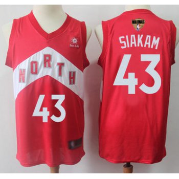 Raptors #43 Pascal Siakam Red 2019 Finals Bound Basketball Swingman Earned Edition Jersey