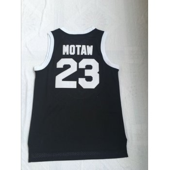 Tournament ShootOut 23 Motaw Black Throwback Movie Basketball Jersey