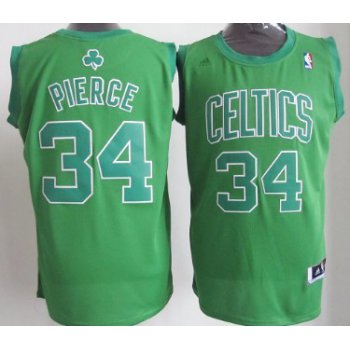 Boston Celtics #34 Paul Pierce Revolution 30 Swingman Green Big Color Jersey