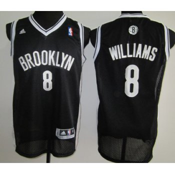 Brooklyn Nets #8 Deron Williams Black Swingman Jersey