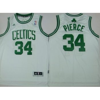 Boston Celtics #34 Paul Pierce Revolution 30 Swingman White Jersey