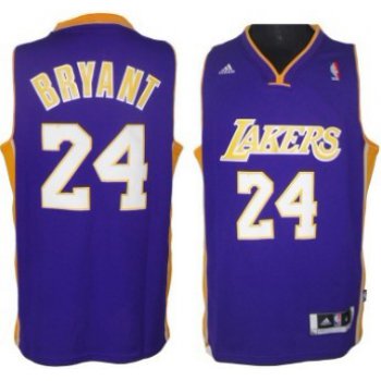 Los Angeles Lakers #24 Kobe Bryant Revolution 30 Swingman Purple Jersey