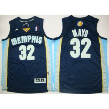 Memphis Grizzlies #32 O.J. Mayo Revolution 30 Swingman Navy Blue Jersey