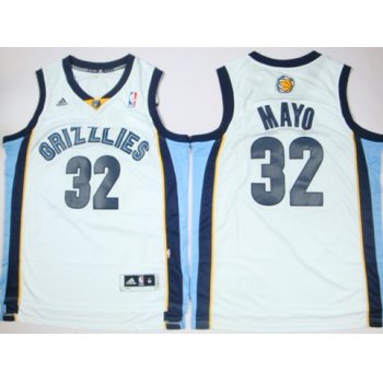 Memphis Grizzlies #32 O.J. Mayo Revolution 30 Swingman White Jersey