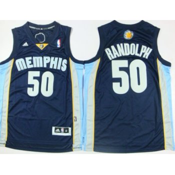 Memphis Grizzlies #50 Zach Randolph Revolution 30 Swingman Navy Blue Jersey