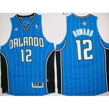 Orlando Magic #12 Dwight Howard Revolution 30 Swingman Blue Jersey