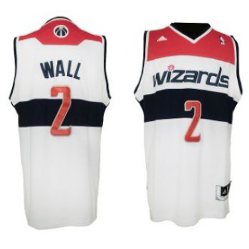 Washington Wizards #2 John Wall Revolution 30 Swingman White Jersey