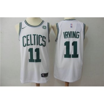 Nike Celtics 11 Kyrie Irving White Swingman Jersey