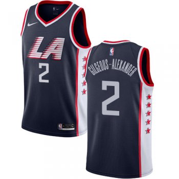 Nike Clippers #2 Shai Gilgeous-Alexander Navy NBA Swingman City Edition 2018-19 Jersey