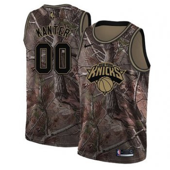 Nike Knicks #00 Enes Kanter Camo NBA Swingman Realtree Collection Jersey