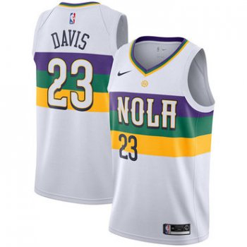 Nike NBA New Orleans Pelicans #23 Anthony Davis Jersey 2018-19 New Season City Edition Jersey