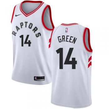 Nike Raptors #14 Danny Green White NBA Swingman Association Edition Jersey