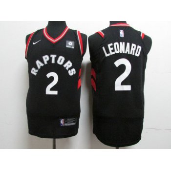 Nike Toronto Raptors 2 Kawhi Leonard Black NBA Authentic Statement Edition Jersey