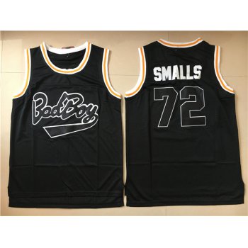 Bad Boy 72 Biggie Smalls Black Movie Basketball Jersey