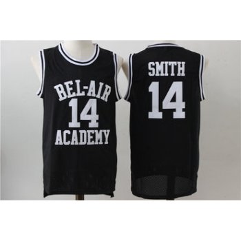 Bel-Air 14 Smith Black Stitched Basketball Jersey