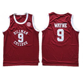 Hillman College Theater Dwayne Wayne Red Mesh Stitched Movie Jersey