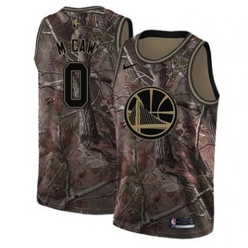 Nike Golden State Warriors #0 Patrick McCaw Camo NBA Swingman Realtree Collection Jersey