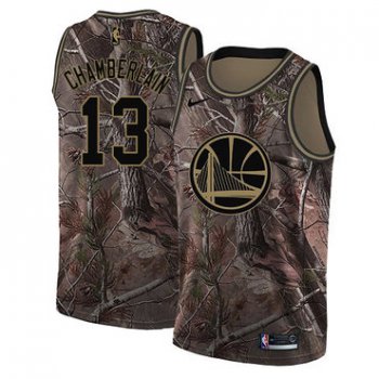 Nike Golden State Warriors #13 Wilt Chamberlain Camo NBA Swingman Realtree Collection Jersey