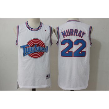 Tune Squad 22 Murray White Stitched Movie Jersey