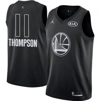 Nike Warriors #11 Klay Thompson Black NBA Jordan Swingman 2018 All-Star Game Jersey