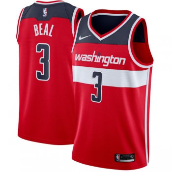 Nike Washington Wizard #3 Bradley Beal Red Nike Swingman Jersey