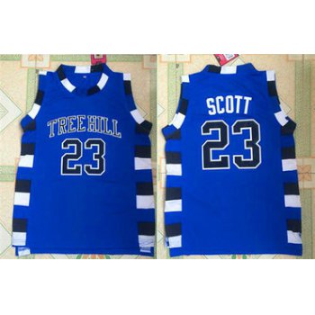 One Three Hill 23 Scott Blue Stitched Jersey