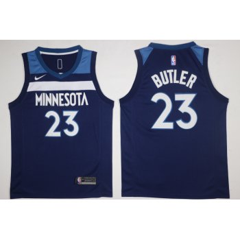 Men's Minnesota Timberwolves #23 Jimmy Butler New Navy Blue 2017-2018 Nike Swingman Stitched NBA Jersey