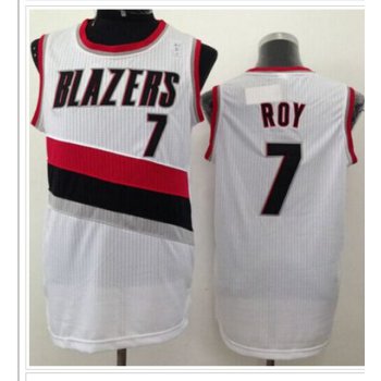 Revolution 30 Portland Trail Blazers #7 Brandon Roy White NBA Jersey