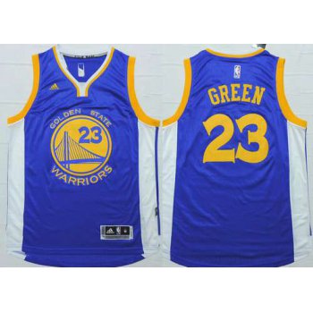 Men's Golden State Warriors #23 Draymond Green Revolution 30 Swingman 2014 New Blue Jersey