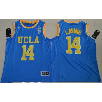 Men's UCLA Bruins #14 Zach LaVine Light Blue College Basketball Nike Swingman Jersey