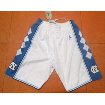 Men's North Carolina Tar Heels White Short