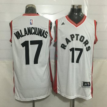 Men's Toronto Raptors #17 Jonas Valanciunas White New NBA Rev 30 Swingman Jersey