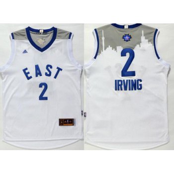 2015-16 NBA Eastern All-Stars Men's #2 Kyrie Irving Revolution 30 Swingman White Jersey