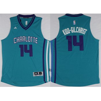 Charlotte Hornets #14 Michael Kidd-Gilchrist Revolution 30 Swingman 2015 New Teal Green Jersey