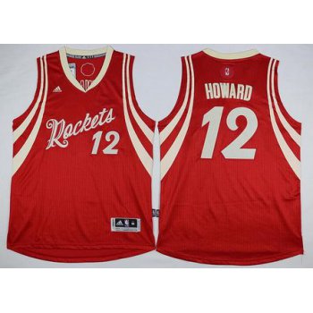 Houston Rockets #12 Dwight Howard Revolution 30 Swingman 2015 Christmas Day Red Jersey