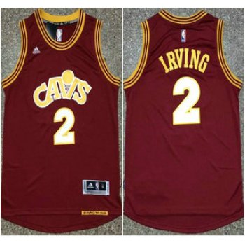 Men's Cleveland Cavaliers #2 Kyrie Irving Revolution 30 Swingman 2015-16 Red Jersey