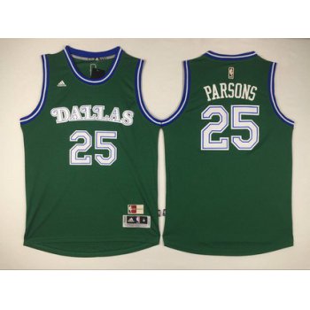 Men's Dallas Mavericks #25 Chandler Parsons Revolution 30 Swingman 2015-16 Green Jersey