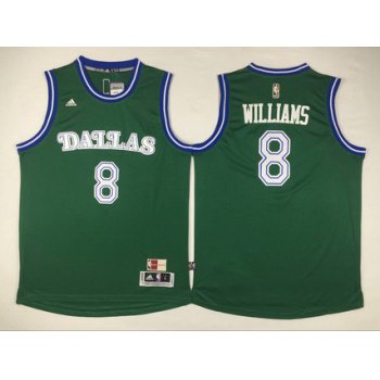 Men's Dallas Mavericks #8 Deron Williams Revolution 30 Swingman 2015-16 Green Jersey