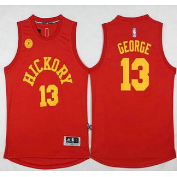 Men's Indiana Pacers #13 Paul George Revolution 30 Swingman 2015-16 New Red Jersey