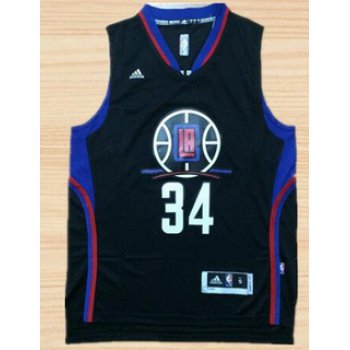 Men's Los Angeles Clippers #34 Paul Pierce Revolution 30 Swingman 2015-16 Black Jersey