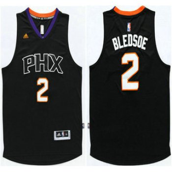 Men's Phoenix Suns #2 Eric Bledsoe Revolution 30 Swingman 2015-16 New Black Jersey