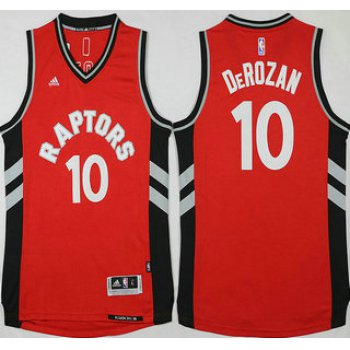 Men's Toronto Raptors #10 Demar DeRozan Revolution 30 Swingman 2015-16 New Red Jersey