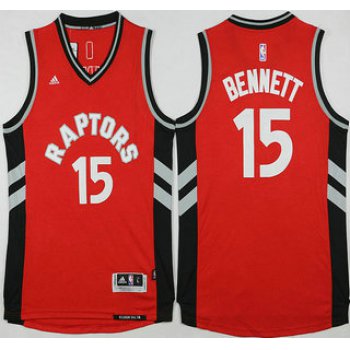 Men's Toronto Raptors #15 Anthony Bennett Revolution 30 Swingman 2015-16 New Red Jersey