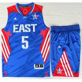 2013 All-Star Eastern Conference Boston Celtics 5 Kevin Garnett Blue Revolution 30 Swingman Suits